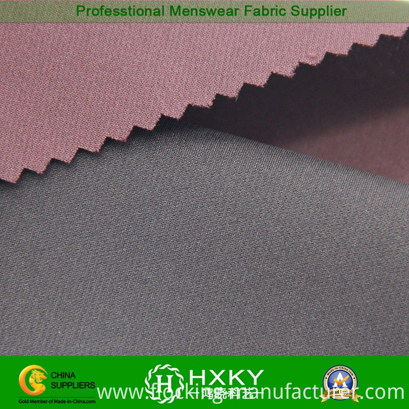 Spandex Poly Fabric with Shadow Twill for Men's Jacket